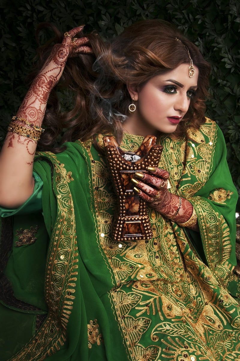 Bride in a fairytale setting